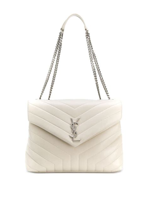 ysl borsa tracolla bianca|Borse Saint Laurent donna .